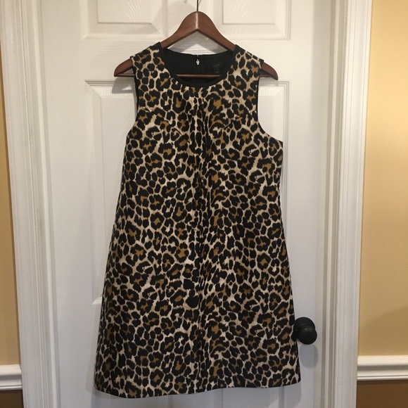 J. Crew Dresses & Skirts - J. Crew Leopard sheath dress (size 10)